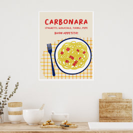 Carbonara print