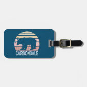 Carbondale Colorado Retro Beer Bagagelabel (Voorkant horizontaal)