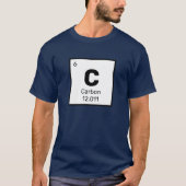 Carbone / Tableau périodique - T-shirt Élément C (Devant)
