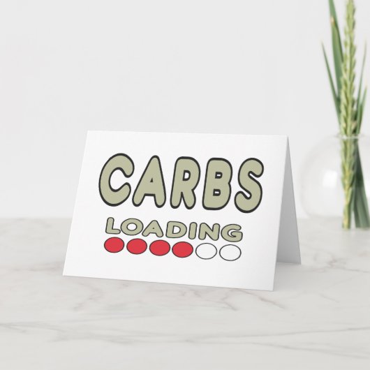 Carbs-belasting Kaart (Voorkant)