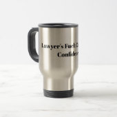 Carburant de l'avocat : Café et Mug de voyage de c (Devant gauche)
