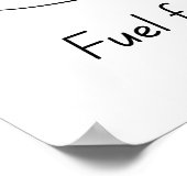 Carburant pour l'agitation - Poster de motivation (Coin)
