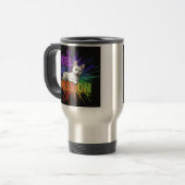 "Carburez votre passion" Café de voyage Mug (Devant gauche)