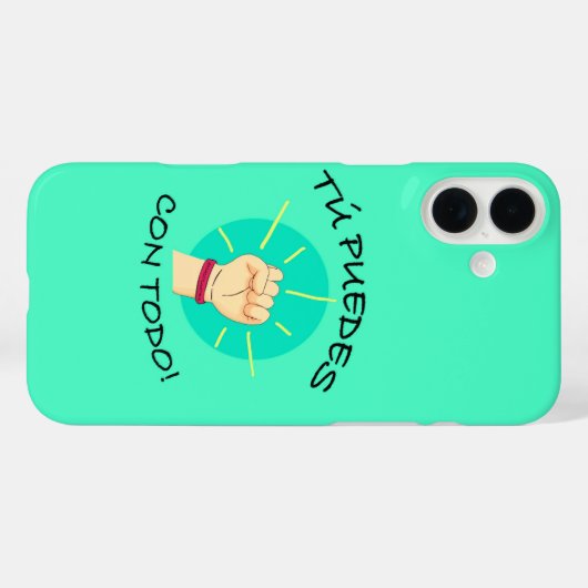 carcasa tu puedes Case-Mate iPhone case (Achterkant (horizontaal))