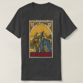 Carcassone Frankrijk  Frans treinverkeer Po T-shirt (Design voorkant)