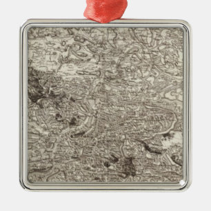 Carcassonne Metalen Ornament