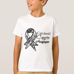 Carcinogeniscarcinoom, met Zebra gestreept bewustz T-shirt