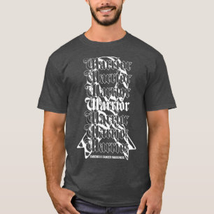 Carcinoïde kanker Awareness Warrior Zebra Ribbon G T-shirt