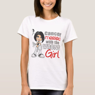 Carcinoïde kanker overkomt met verkeerde meid.png t-shirt