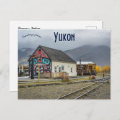 Carcross in het Yukon Canada Briefkaart (Voorkant / Achterkant)