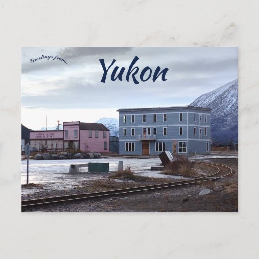 Carcross Yukon Canada Briefkaart (Voorkant)