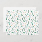 Card (10,8 x 14,2 cm) - Christmas Pattern Briefkaart (Voorkant / Achterkant)