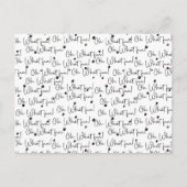 Card (10,8 x 14,2 cm) - Christmas Pattern Briefkaart (Voorkant)