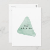 Card (10,8 x 14,2 cm) - Little Miracle Briefkaart (Voorkant / Achterkant)