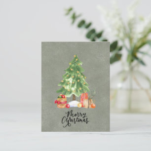 Card (10,8 x 14,2 cm) - Merry Christmas Briefkaart