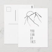 Card (10,8 x 14,2 cm) - You Can Do This Briefkaart (Voorkant / Achterkant)
