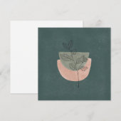 Card (13,3x13,3cm) - Flower (Voorkant / Achterkant)