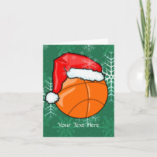 Card - Basketball Christmas Feestdagen Kaart