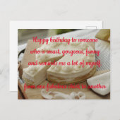 Card Birthday Feestdagenkaart (Voorkant / Achterkant)