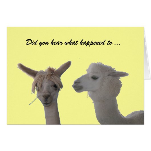 Card - Did you hear ... Event (Voorkant Horizontaal)