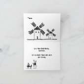 Card Don Quixote  Kaart (Binnen)