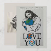 card  feestdagenkaart (Voorkant / Achterkant)