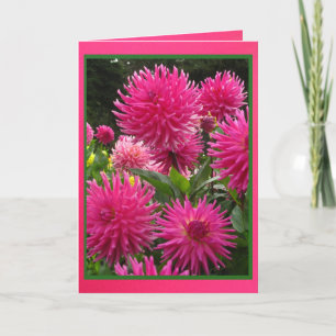 Card - Feliz Cumpleaños a mi Tía - Las Dalias Kaart