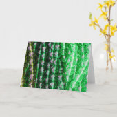 Card, "Green Beads" Kaart (Gele Bloem)