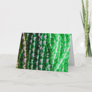 Card, "Green Beads" Kaart
