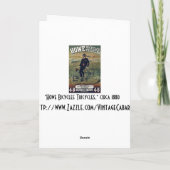 Card: Howe Bicycles Tricycli Kaart (Achterkant)
