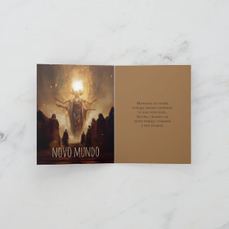 Card Novo Mundo  Aankondiging