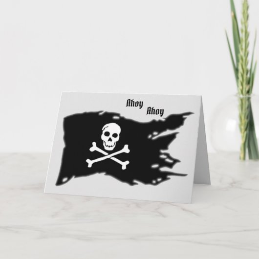 Card Pirates Flag Kaart (Voorkant)