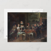 Card Players Briefkaart (Voorkant / Achterkant)