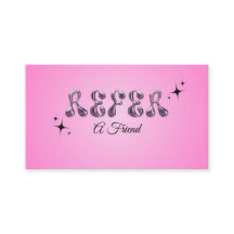 Card voor het doorverwijzen van een vriend
