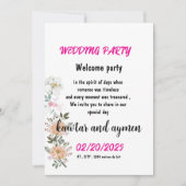 card wedding invitation simple (Devant)