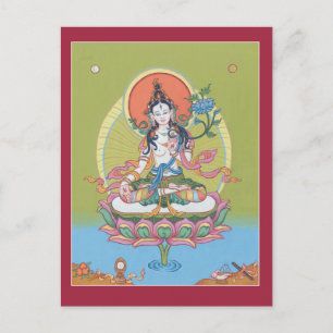 CARD White Tara Briefkaart