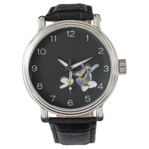 Cardamine Pratensis Bloemen Wit Getallen WACNM Horloge