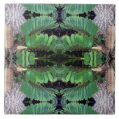 Cardboard Palm Pattern Tegeltje (Voorkant)