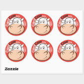 CardCow  Briefkaarten Sticker (Vel)