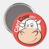 CardCow Logo ronde magneet (Voorkant / Achterkant)