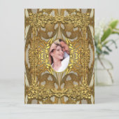 Cardellastine 5,5 x 7,5-inch fotobruiloft kaart (Staand voorkant)