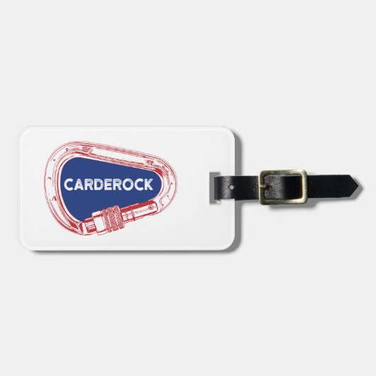 Carderock cliché Carabiner Bagagelabel (Voorkant horizontaal)
