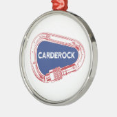 Carderock cliché Carabiner Metalen Ornament (Links)