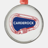 Carderock cliché Carabiner Metalen Ornament (Voorkant)