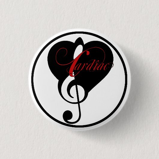 CARDIAC-Button Ronde Button 3,2 Cm (Voorkant)