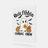 Cardiac Crew Funny Boo-Ghost Pumpkin Acryl Bord (Hoek)