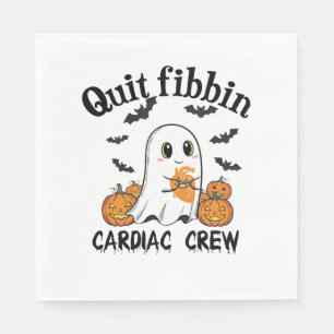 Cardiac Crew Funny Boo-Ghost Pumpkin Servet