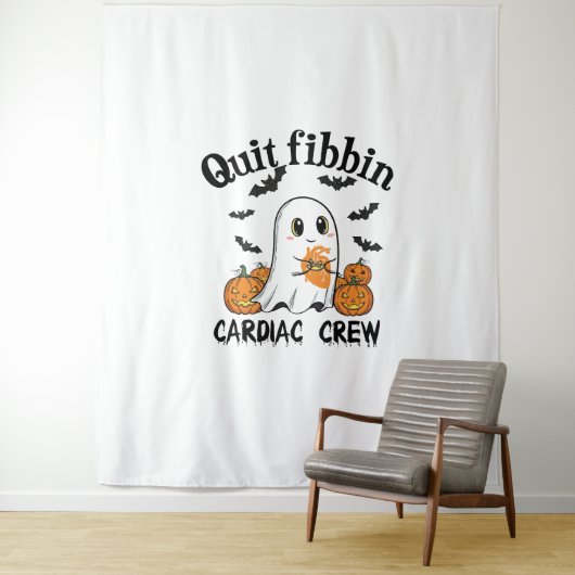 Cardiac Crew Funny Boo-Ghost Pumpkin Wandkleed (In situ)