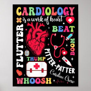 Cardiac Nurse Cardiology is het werk van Heart Val Poster