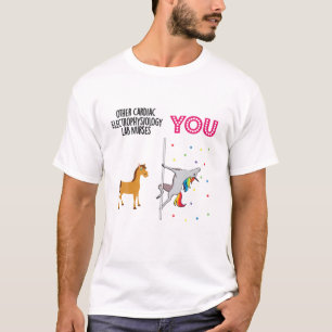 Cardiale elektrofysiologie Laboratorium Zuster Fun T-shirt